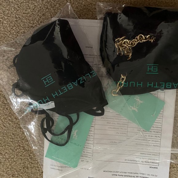 SEXY NWT Elizabeth Hurley Black Chain Bikini - Picture 5 of 5